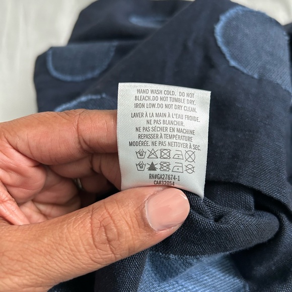 Anthropologie | Eva Franco textured polka dot jumpsuit - Picture 11 of 16